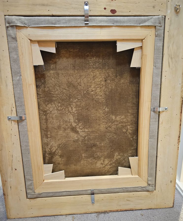 Penitent Mary Magdalene: Description of Frame and Back Side