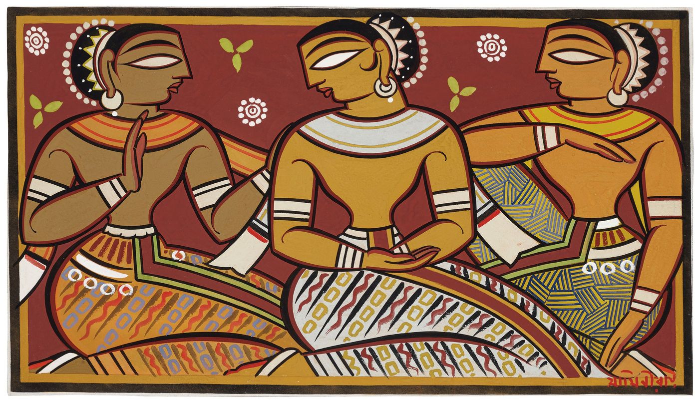 Three Seated Women: Catalogue Note