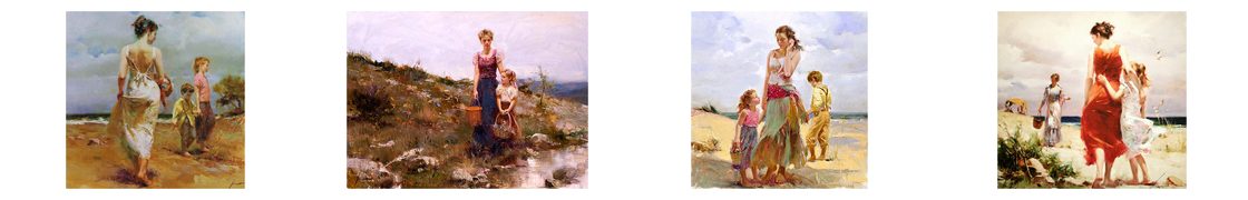 Pino Daeni painting study: Catalogue Notes