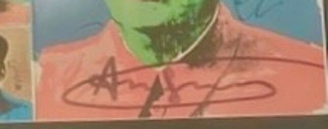Andy Warhol Mao invitation card authentication evidence image 5