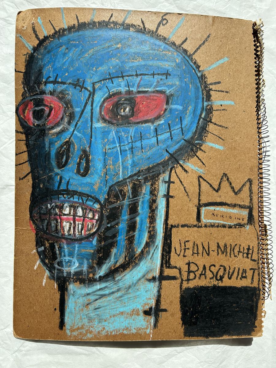 Jean-Michel Basquiat Untitled Basquiat study authentication evidence image 1