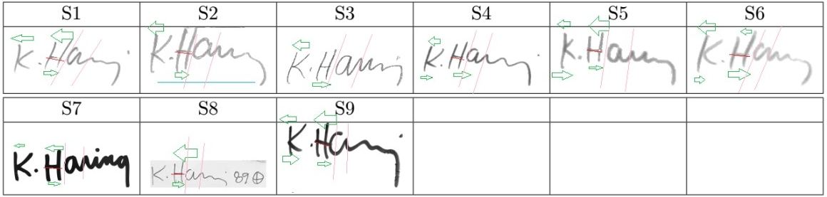 Keith Haring Keith Haring drawing study authentication evidence image 4