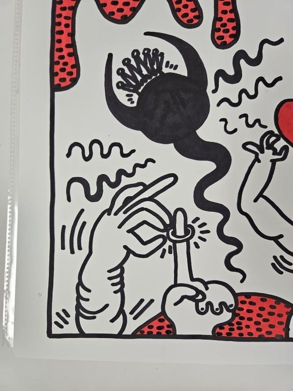Keith Haring Drawing authentication evidence image 3