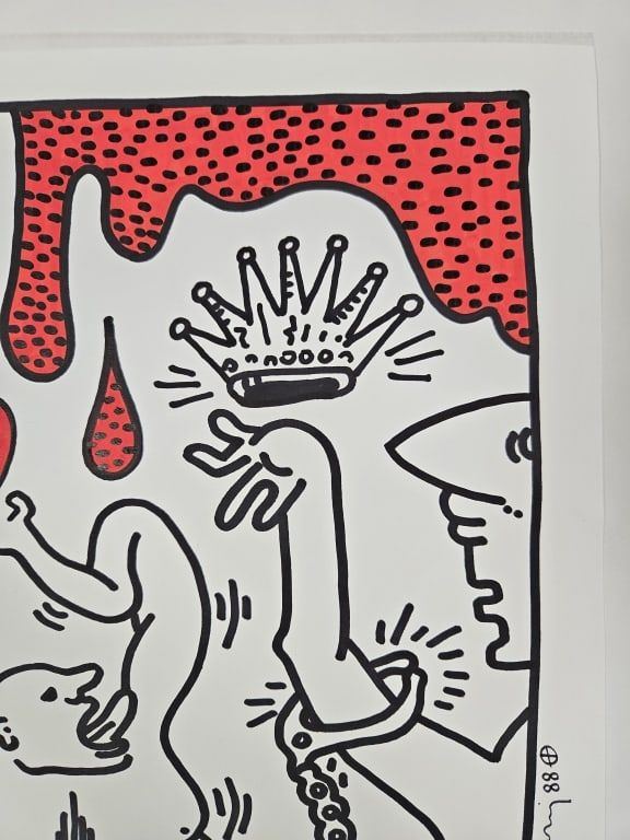 Keith Haring Drawing authentication evidence image 4