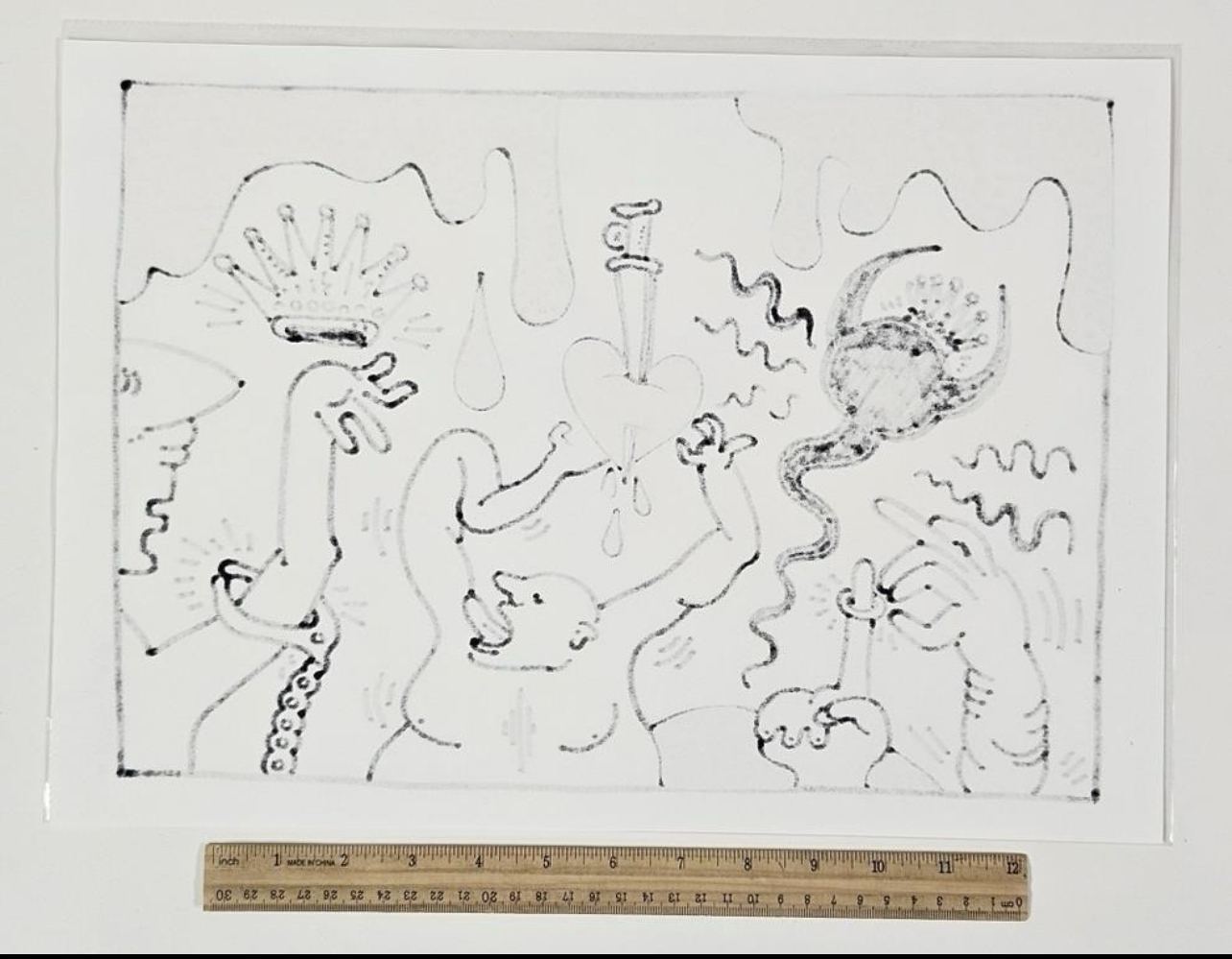 Keith Haring Drawing authentication evidence image 5