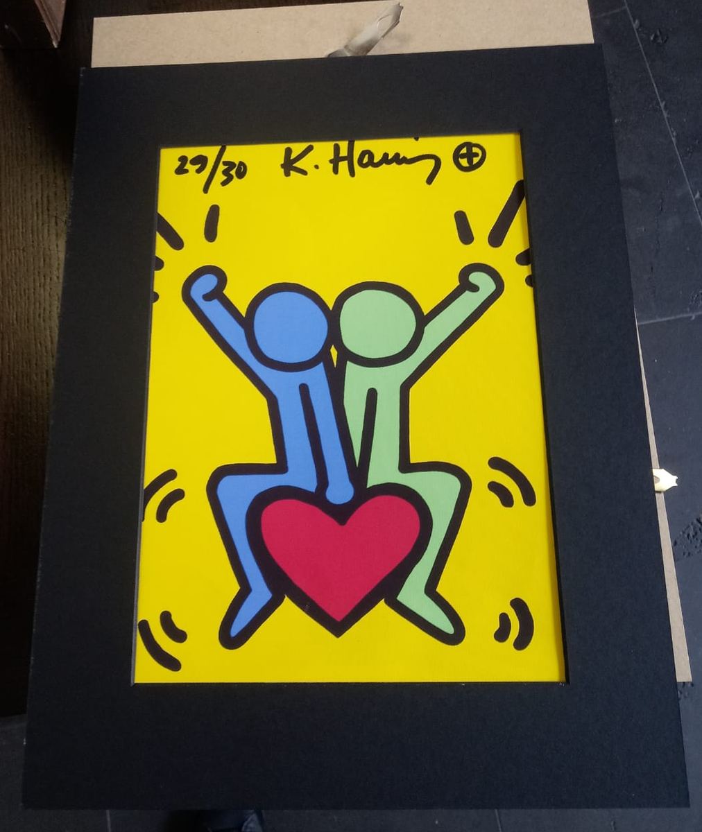 Keith Haring Keith Haring signature study authentication evidence image 1