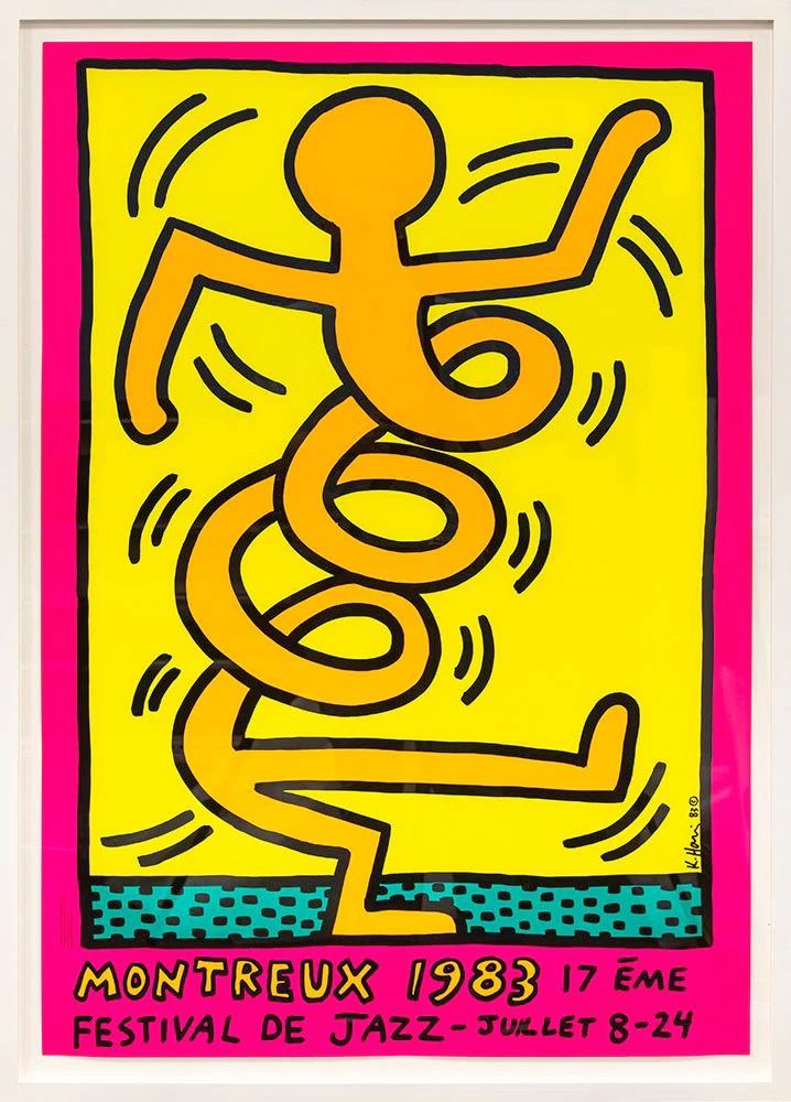 Keith Haring Montreux Jazz Festival poster authentication evidence image 5