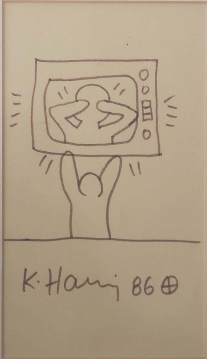 Keith Haring Keith Haring signed artwork authentication evidence image 4