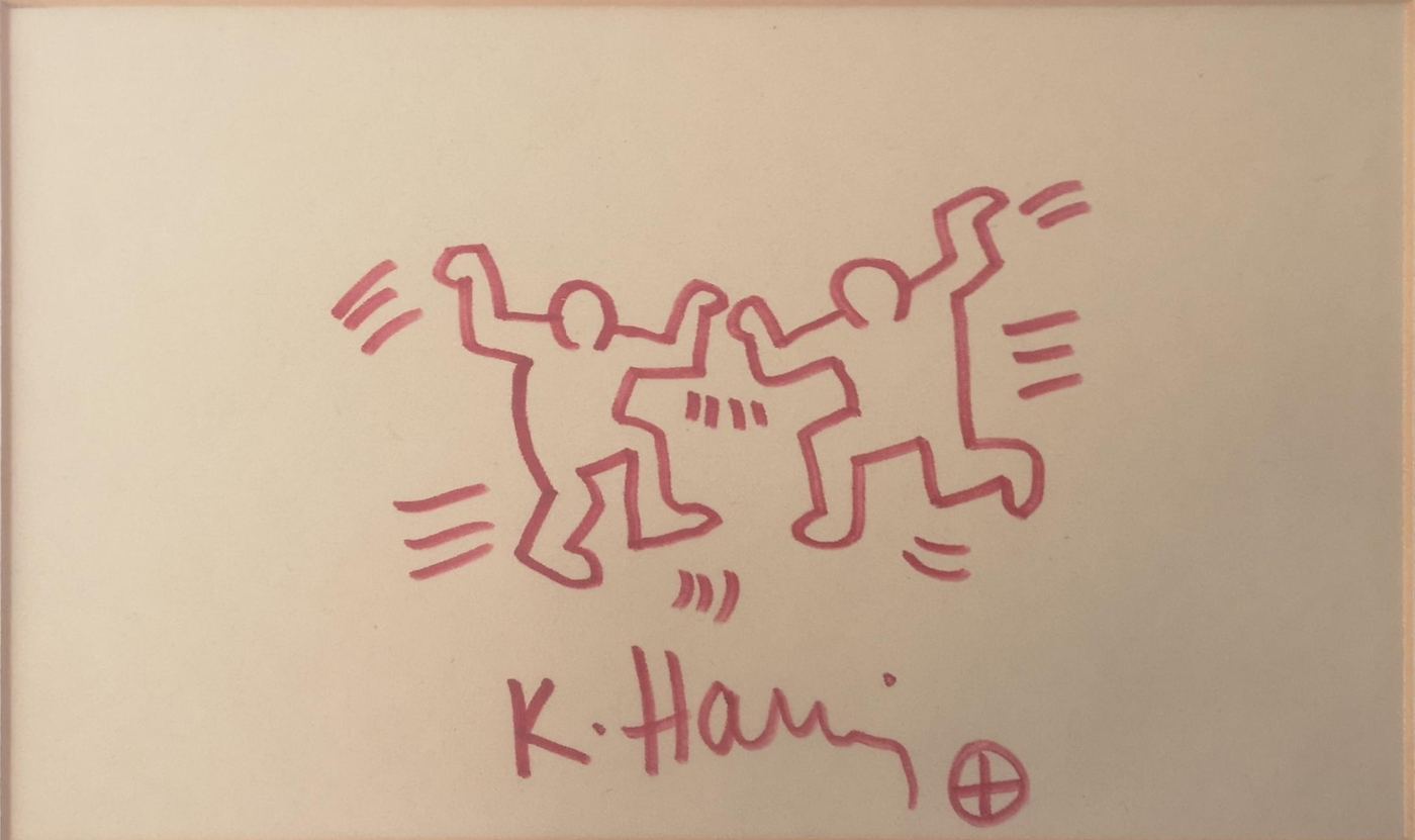 Keith Haring Keith Haring signed artwork authentication evidence image 5