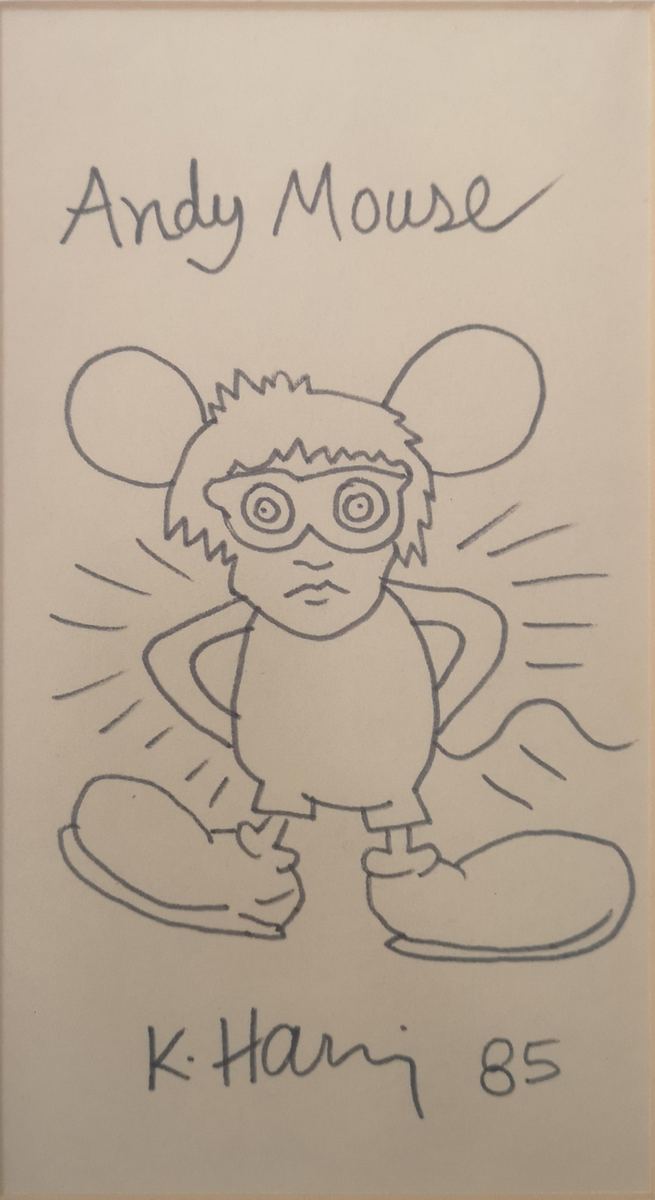 Keith Haring Keith Haring signed artwork authentication evidence image 6