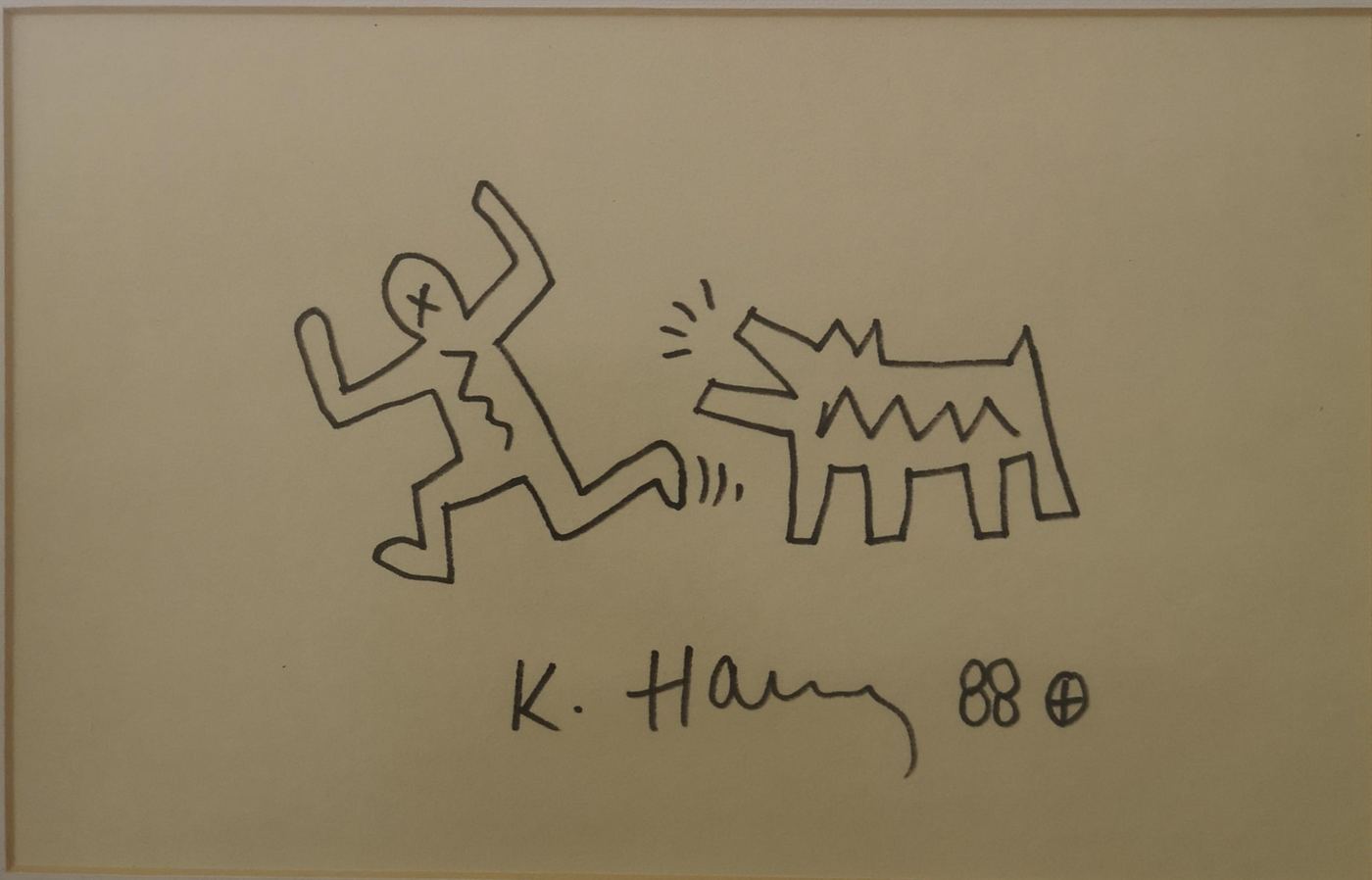 Keith Haring Keith Haring signed artwork authentication evidence image 7