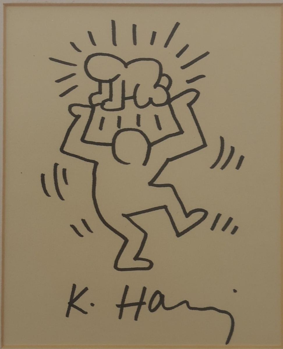 Keith Haring Keith Haring signed artwork authentication evidence image 8