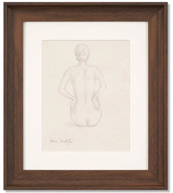 Henri Matisse Back View of a Nude authentication evidence image 1