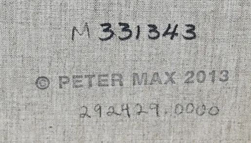 Peter Max Umbrella Man I authentication evidence image 7
