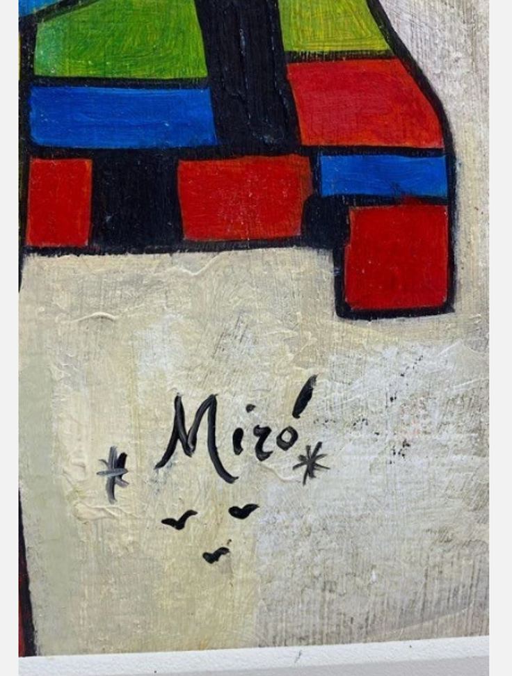 Joan Miro Miró authentication evidence image 8