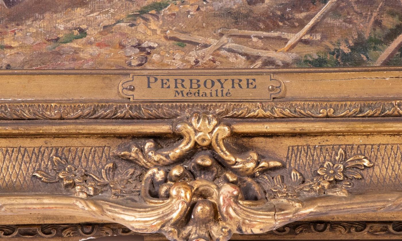 Paul Emile Leon Perboyre Hussars Traversant un Village authentication evidence image 3