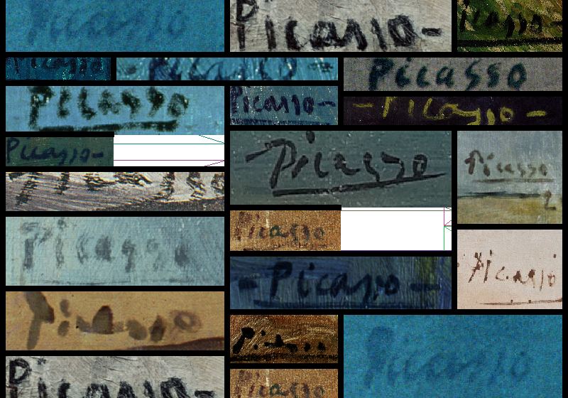Pablo Picasso Picasso composition study authentication evidence image 8