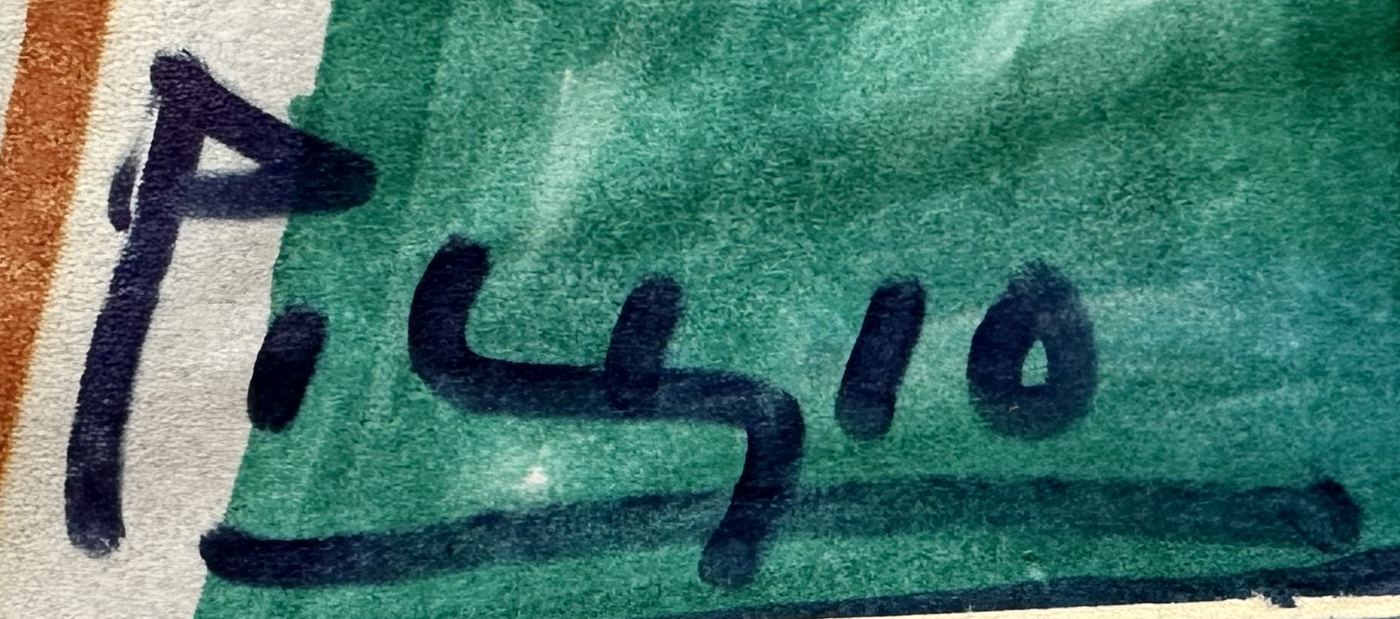Pablo Picasso Estate artwork attributed to Picasso authentication evidence image 6