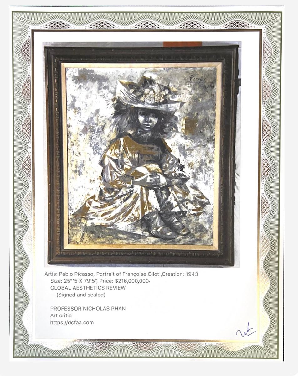 Pablo Picasso Françoise Gilot authentication evidence image 2