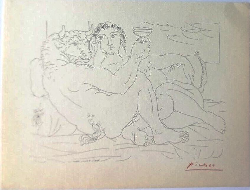 Pablo Picasso Picasso lithograph study authentication evidence image 1