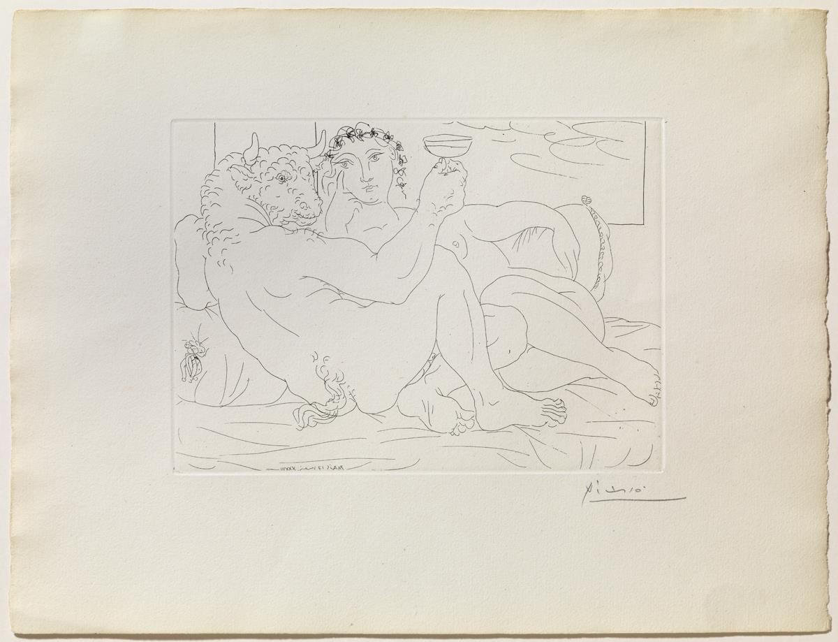 Pablo Picasso Picasso lithograph study authentication evidence image 3