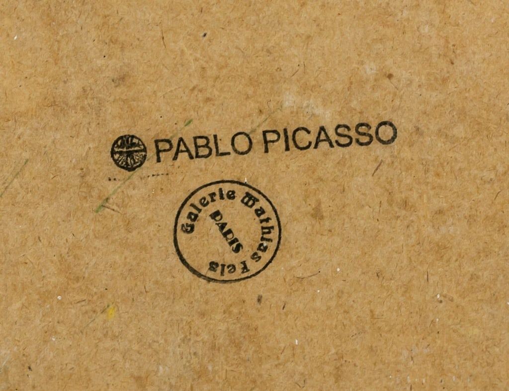 Pablo Picasso Still life with vases authentication evidence image 5