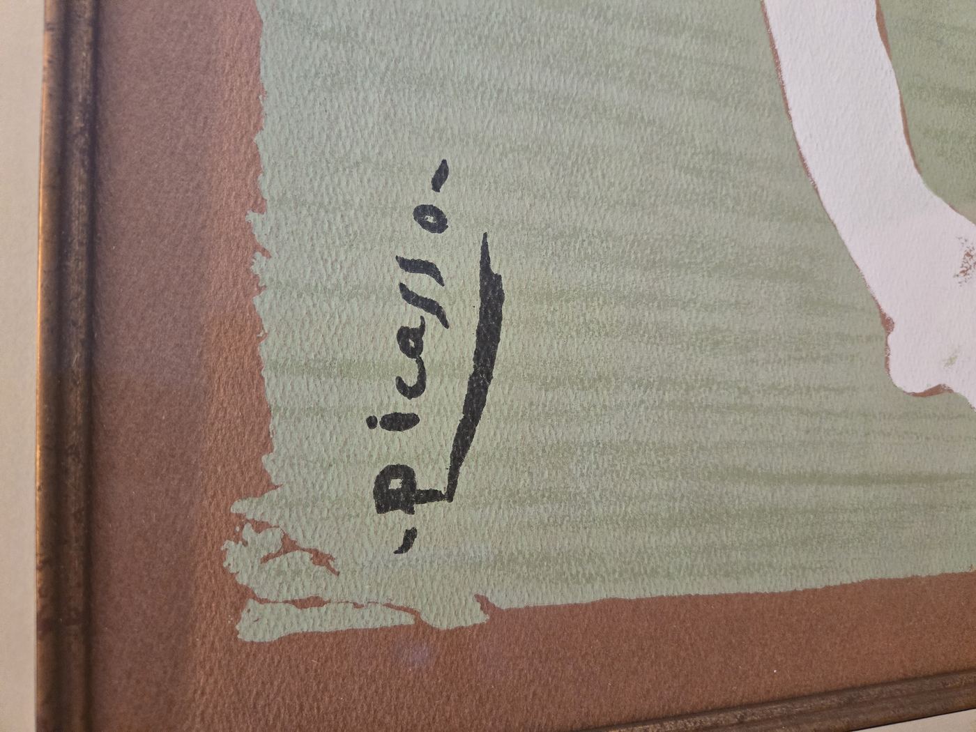 Pablo Picasso Little Pierrot authentication evidence image 2