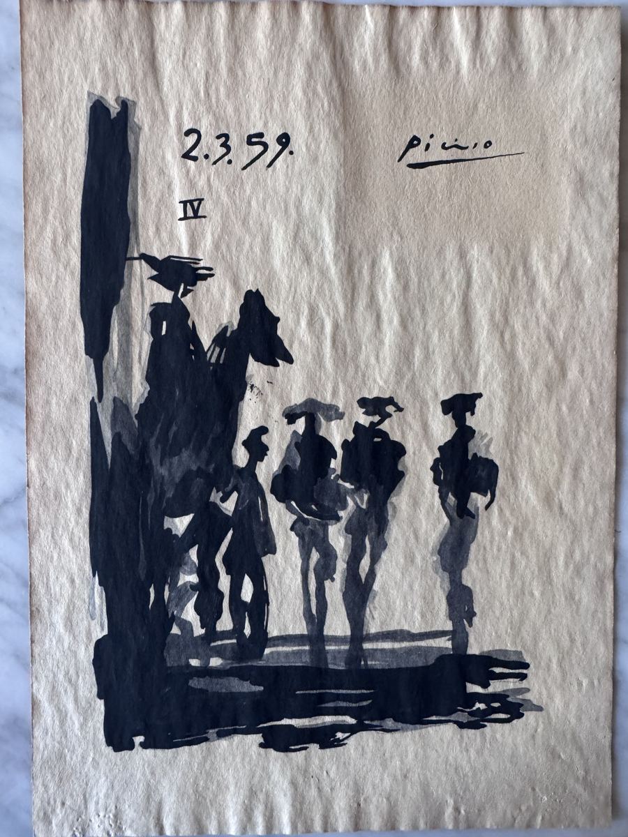 Pablo Picasso Giorno Normale authentication evidence image 1
