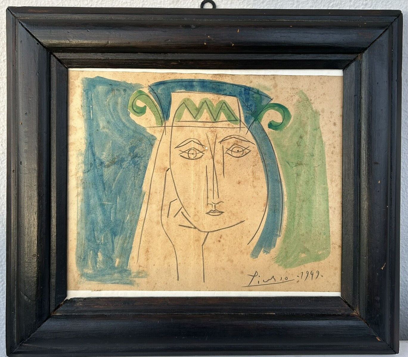 Pablo Picasso Picasso 1949 study authentication evidence image 1