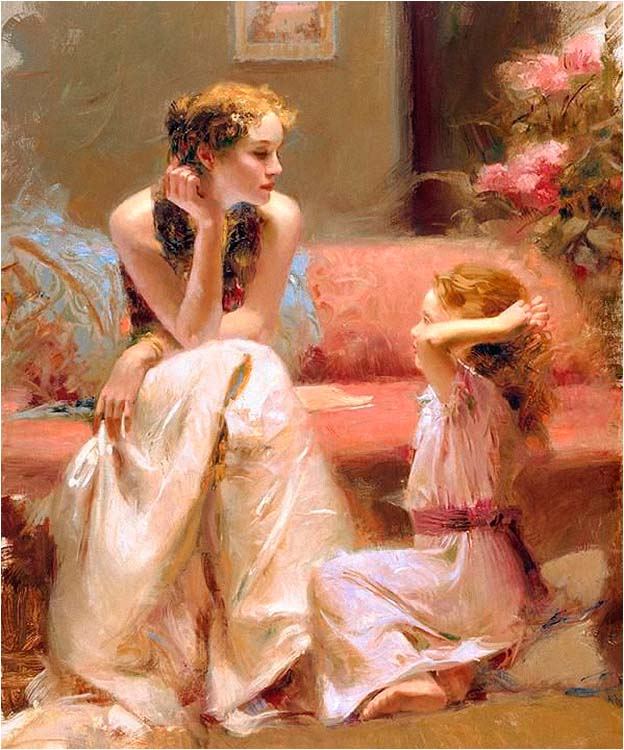 Pino Daeni Flower Girl authentication evidence image 7