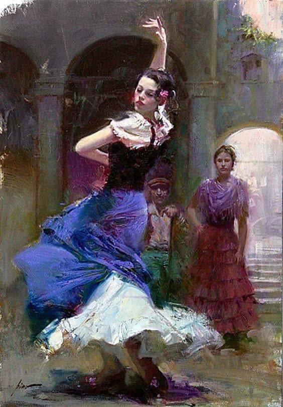 Pino Daeni Spanish Dancer authentication evidence image 6