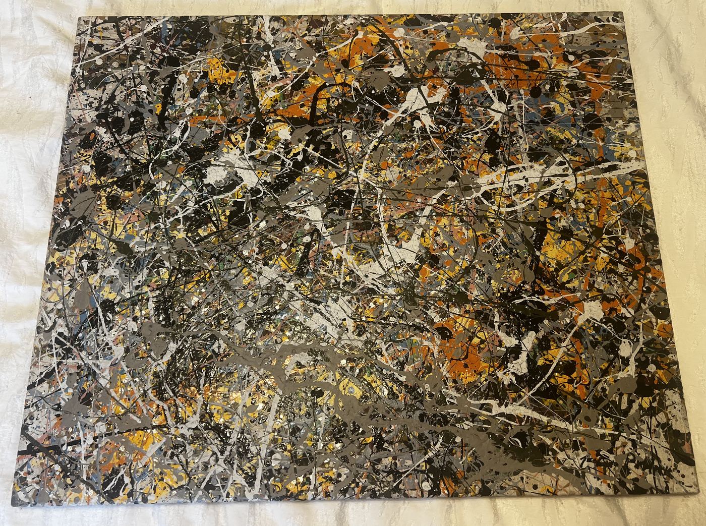 Jackson Pollock Number 1 authentication evidence image 1