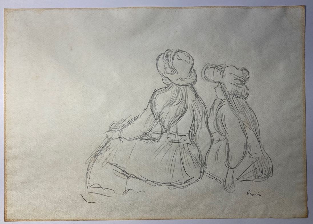 Pierre-Auguste Renoir Renoir signature study authentication evidence image 1