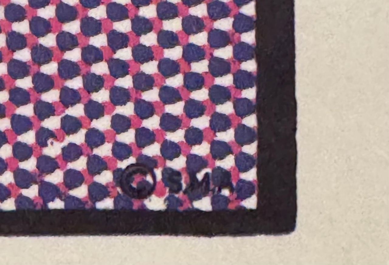 Roy Framed triptych authentication evidence image 4