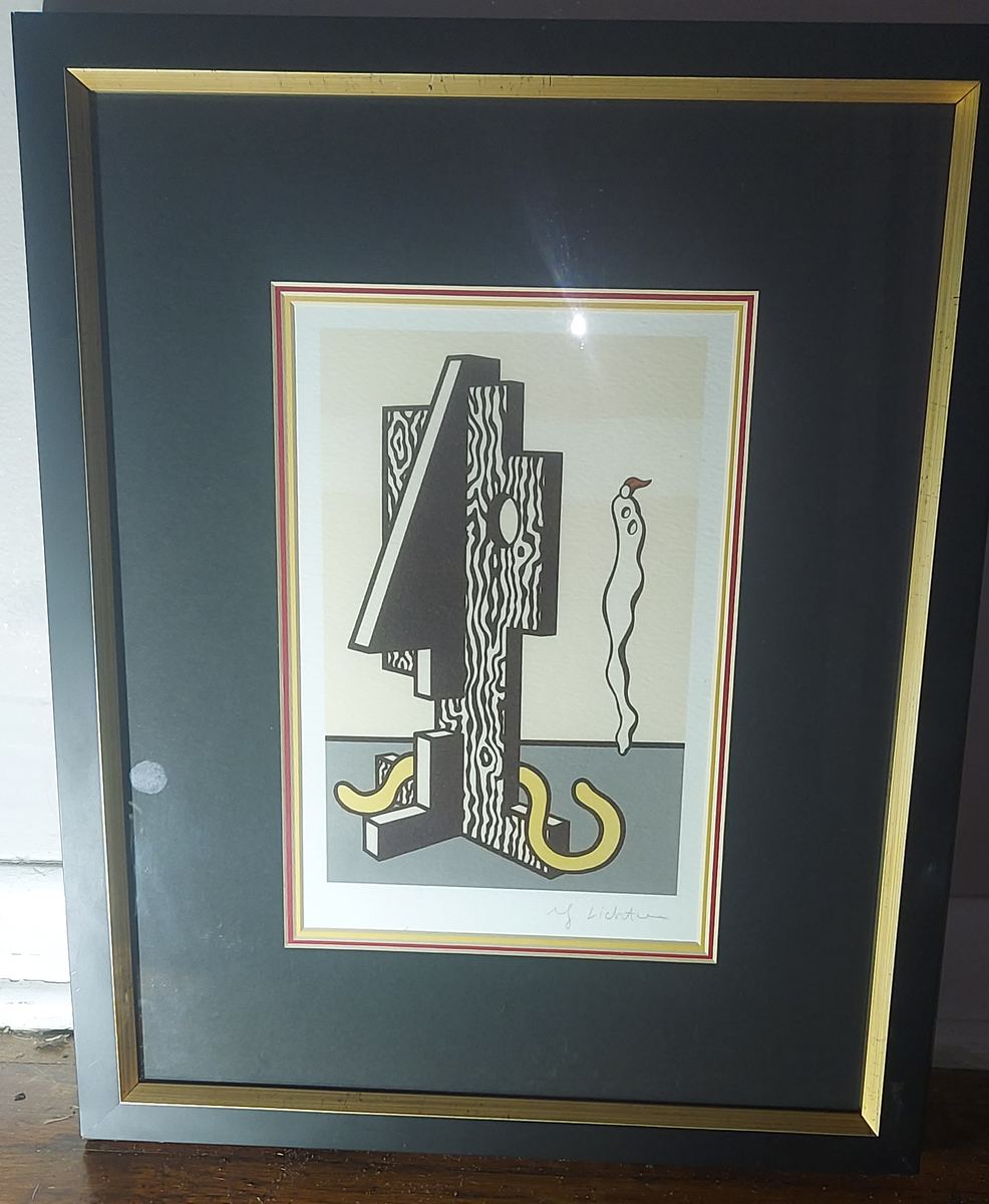 Roy Lichtenstein Roy Lichtenstein signature study authentication evidence image 2