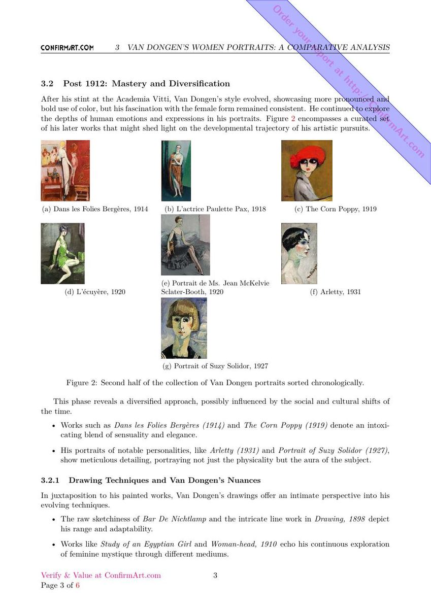Kees van Dongen Madame Vitti (Italian Edition) authentication evidence image 3