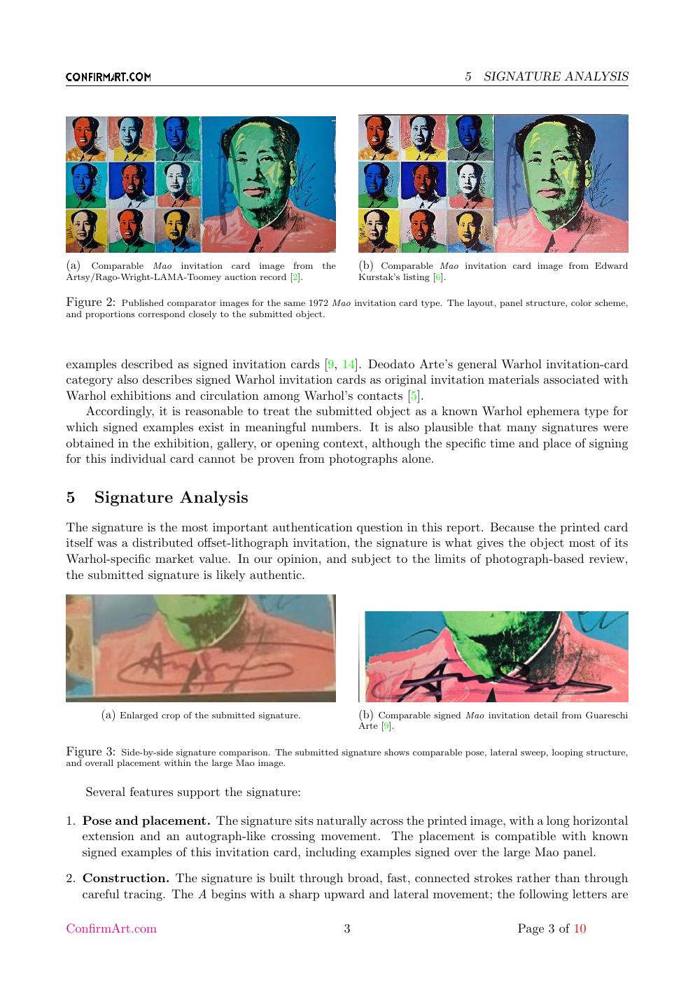 Mao invitation card report sample page 3