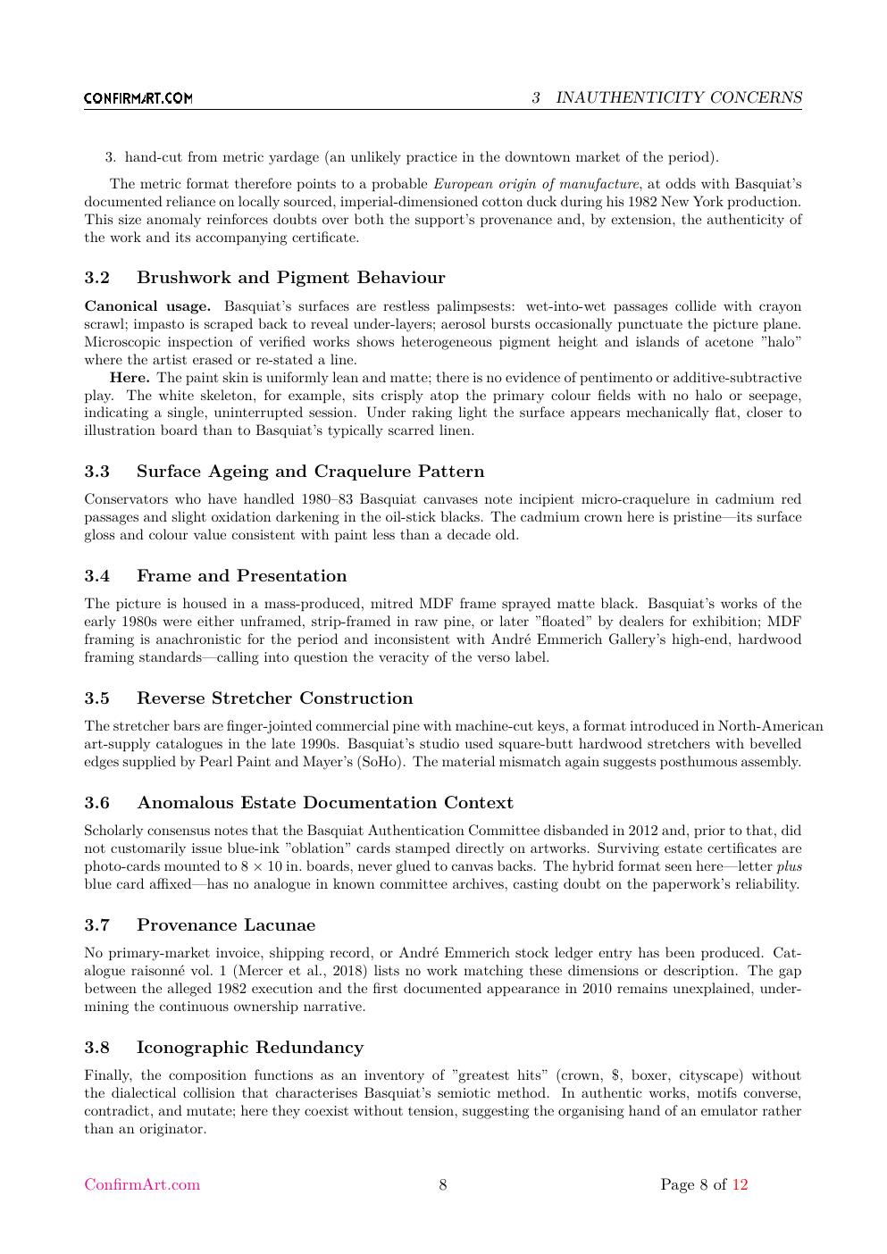Untitled report sample page 8