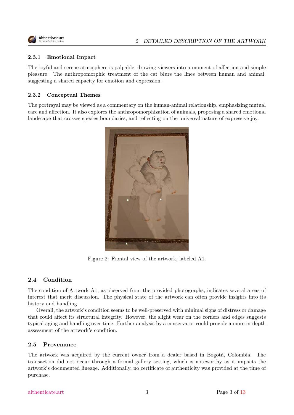 Gato report sample page 3
