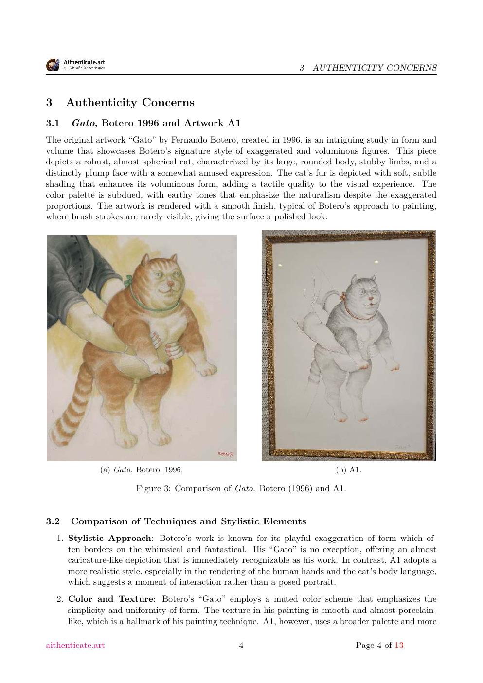Gato report sample page 4