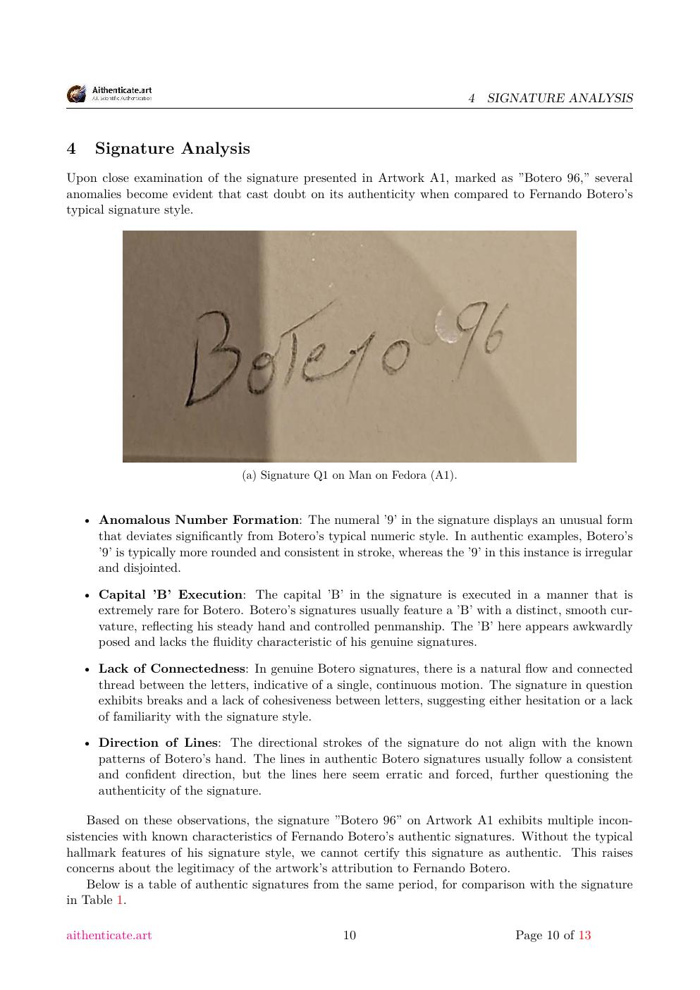 Gato report sample page 10