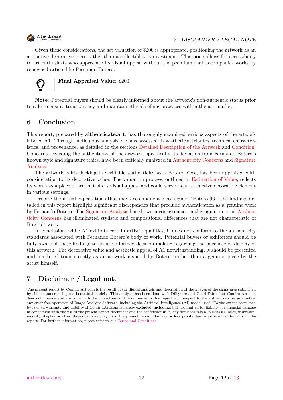 Gato report sample page 12