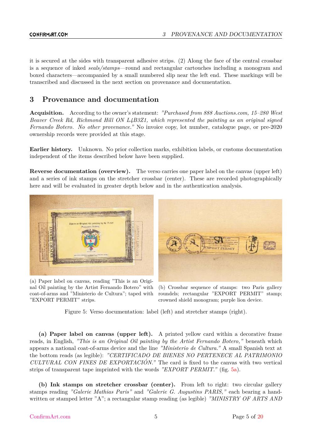 Mujer Desnuda report sample page 5