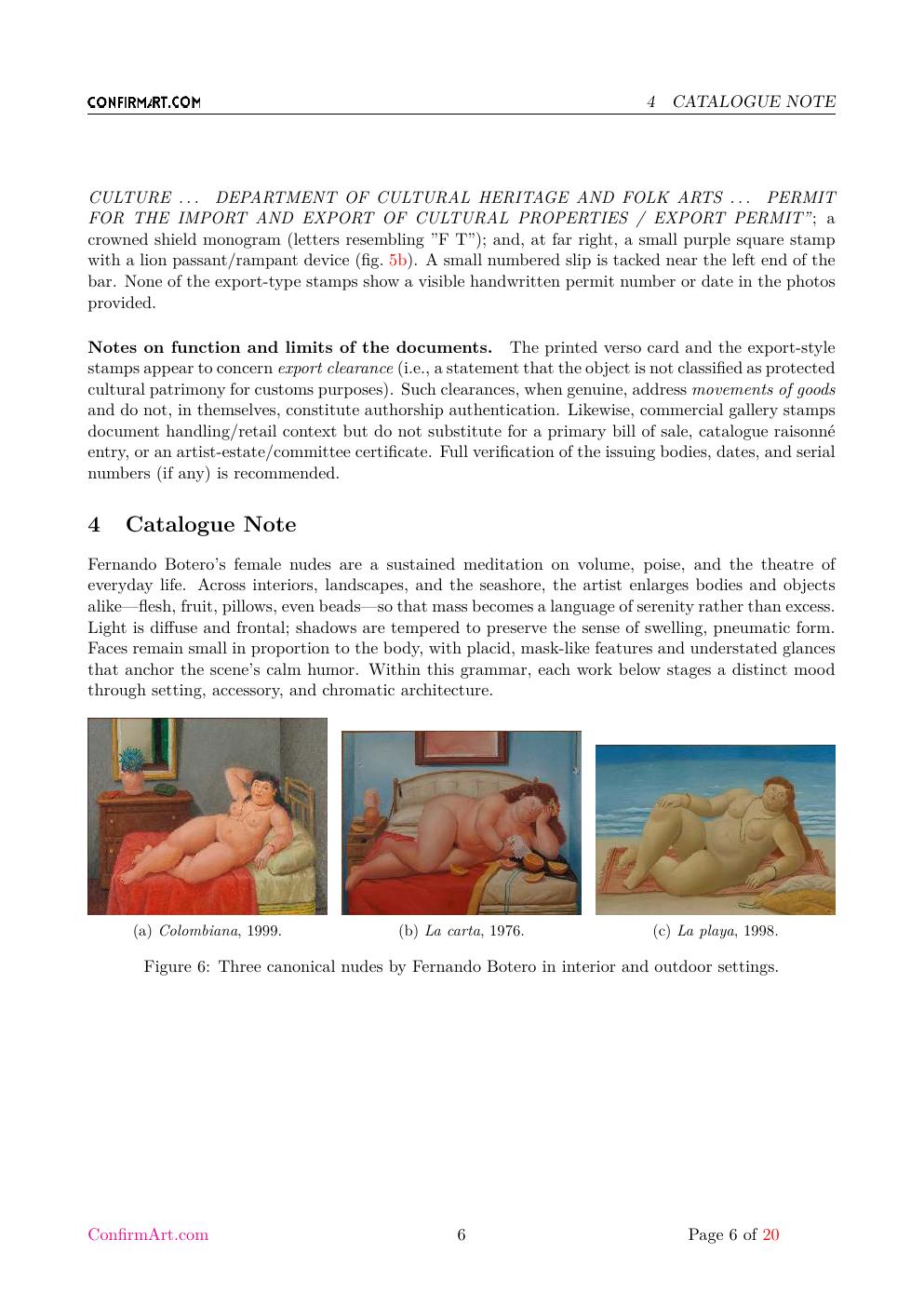 Mujer Desnuda report sample page 6