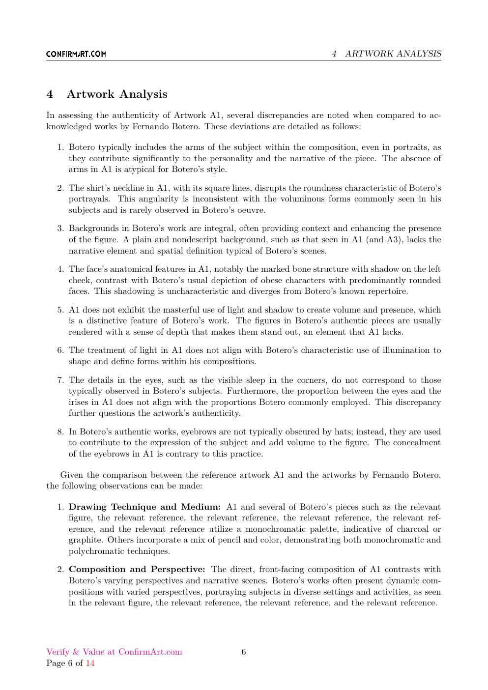 Man on fedora report sample page 6