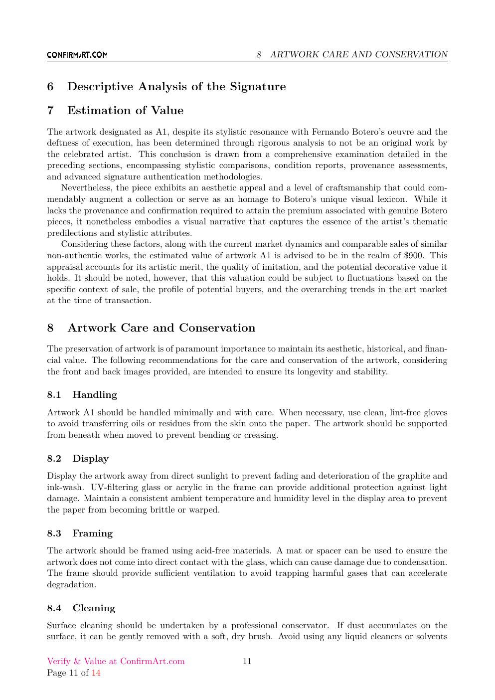 Man on fedora report sample page 11