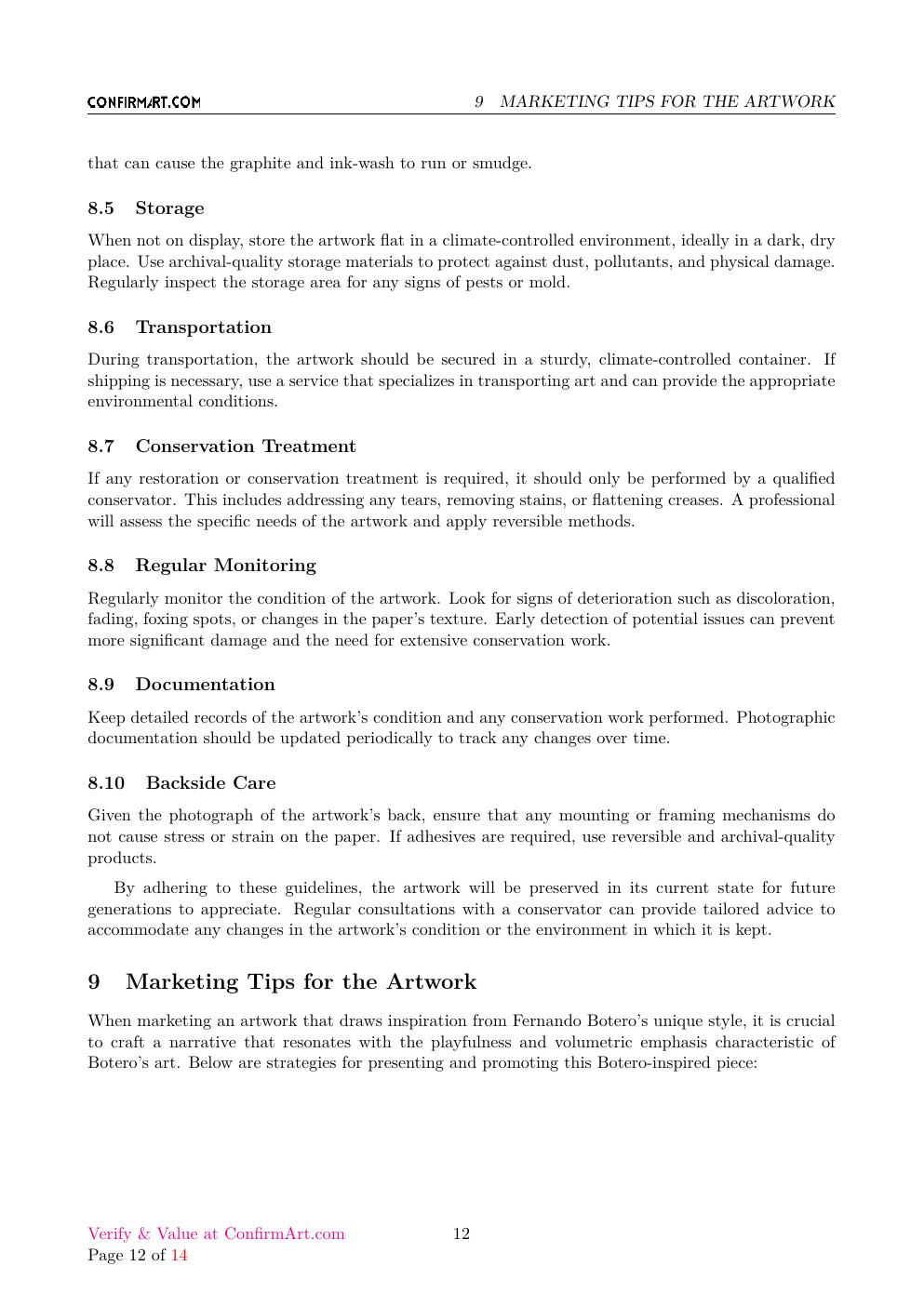 Man on fedora report sample page 12