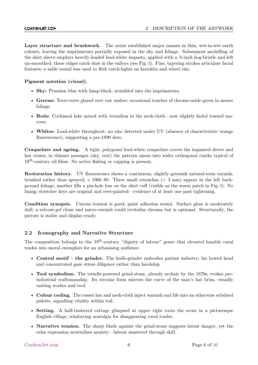 El Afilador report sample page 6