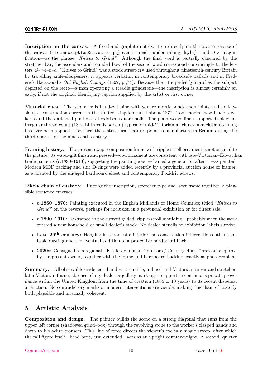 El Afilador report sample page 10