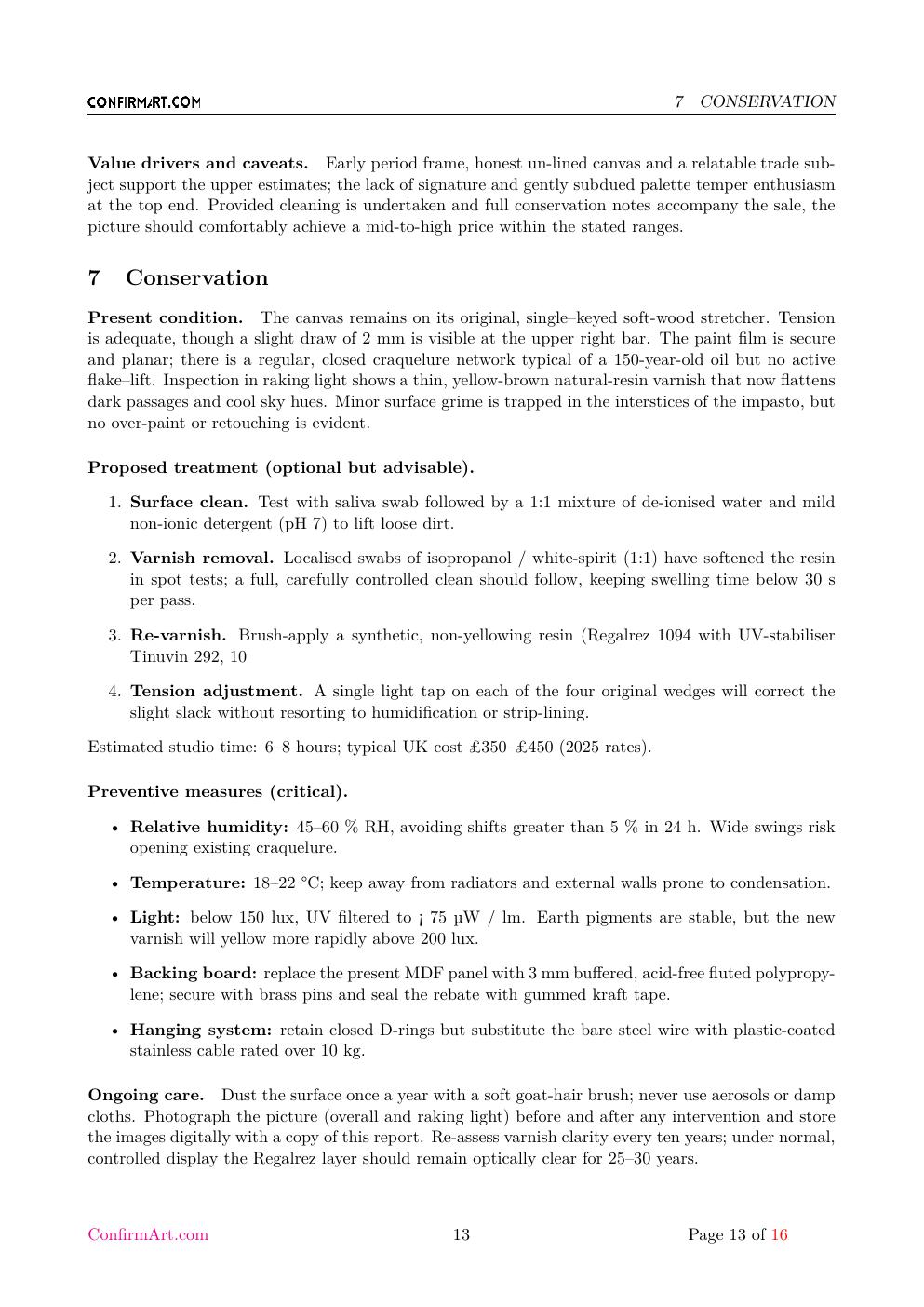 El Afilador report sample page 13